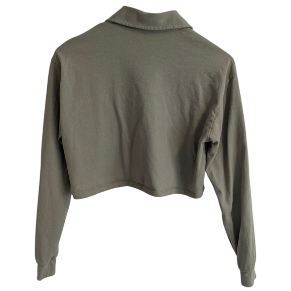 Sunday Best Roland Green Long Sleeve Polo - Picture 4 of 8